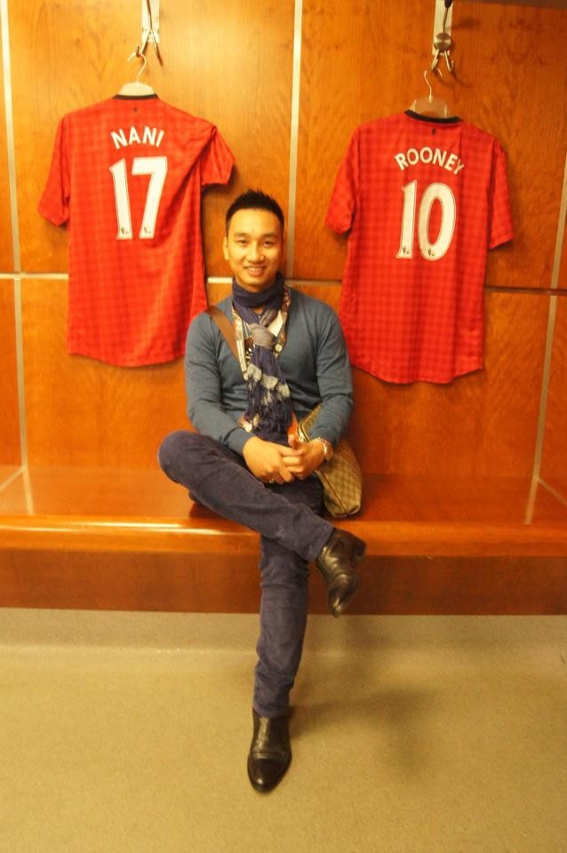 Trong phòng thay đồ của Man United...